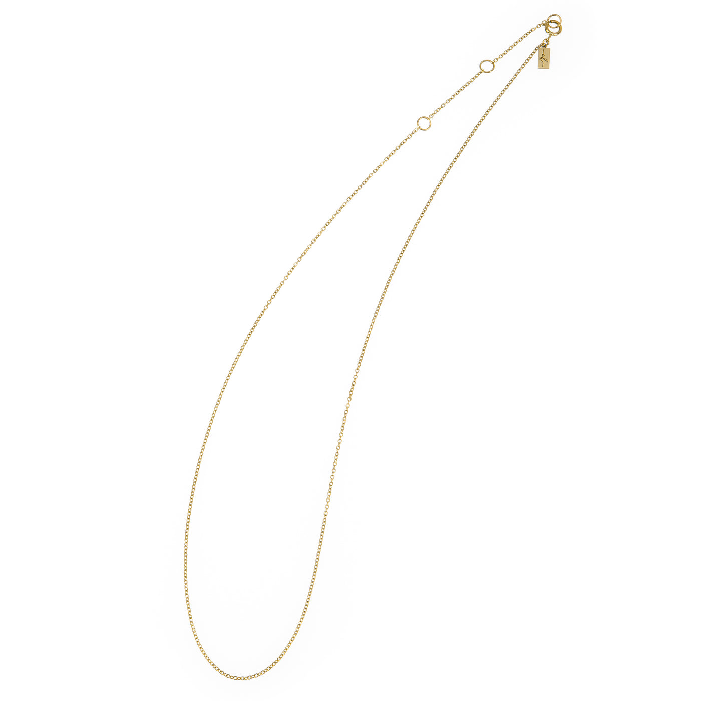 Ethical gold necklace. This eco-friendly Simple Chain is handmade in Cape Town in recycled gold from e-waste.