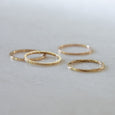 Eco-friendly gold stacking rings. This artisan crafted Traveller’s Set is handmade in Cape Town in recycled gold from e-waste.