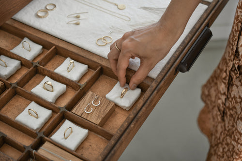 Fairmined gold and silver jewellery at AuTerra's Woodstock Store