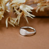 Handmade Recycled Silver Signet Ring