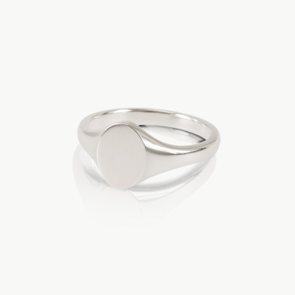 Eco friendly sterling silver ring