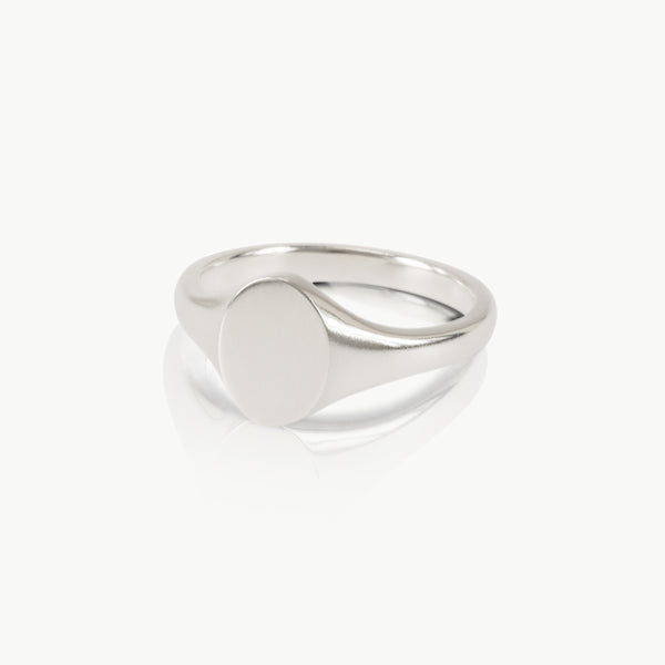 Eco friendly sterling silver ring