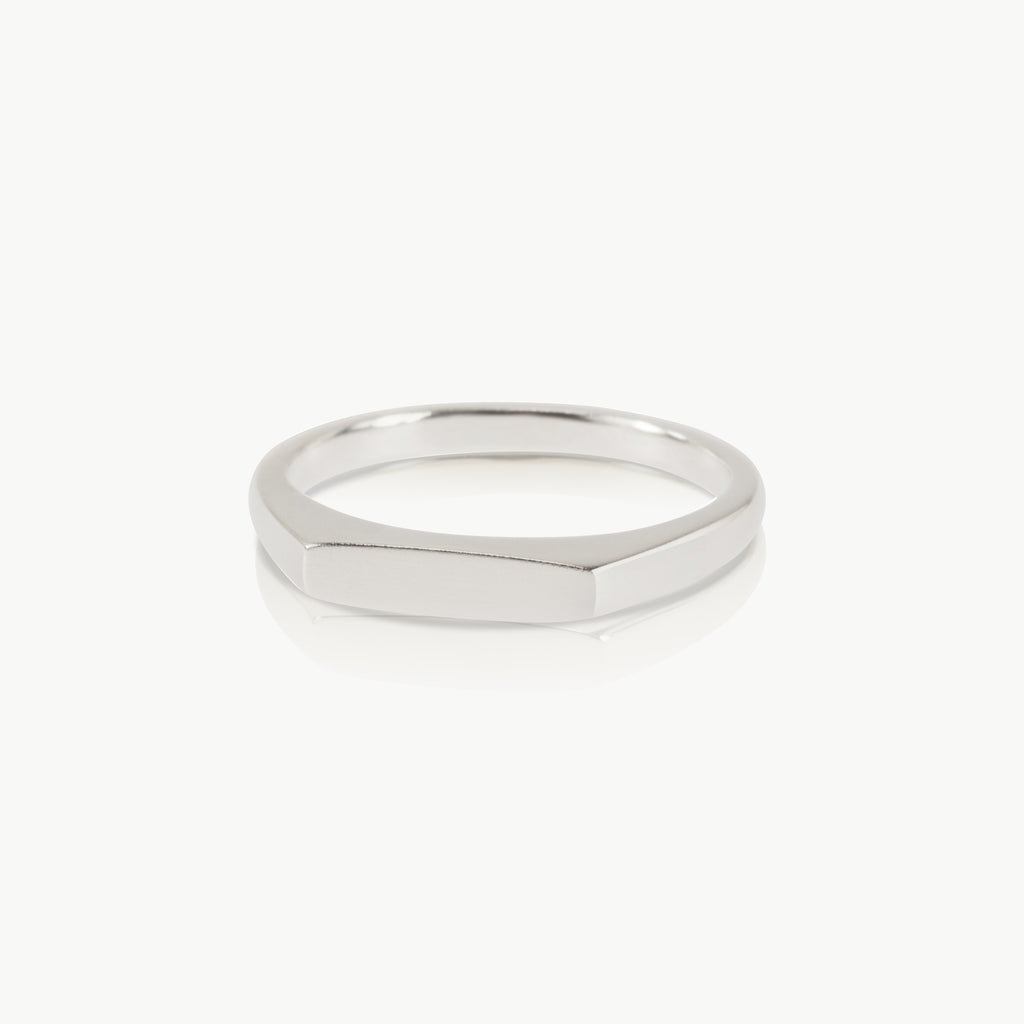 Ethical sterling silver ring 