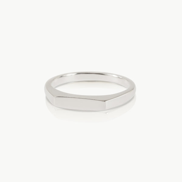 Ethical sterling silver ring 