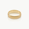 Environmentally conscious wedding – An elegantly simple rounded gold band handcrafted in Cape Town in sustainable 9K or 14K gold and available in different widths.