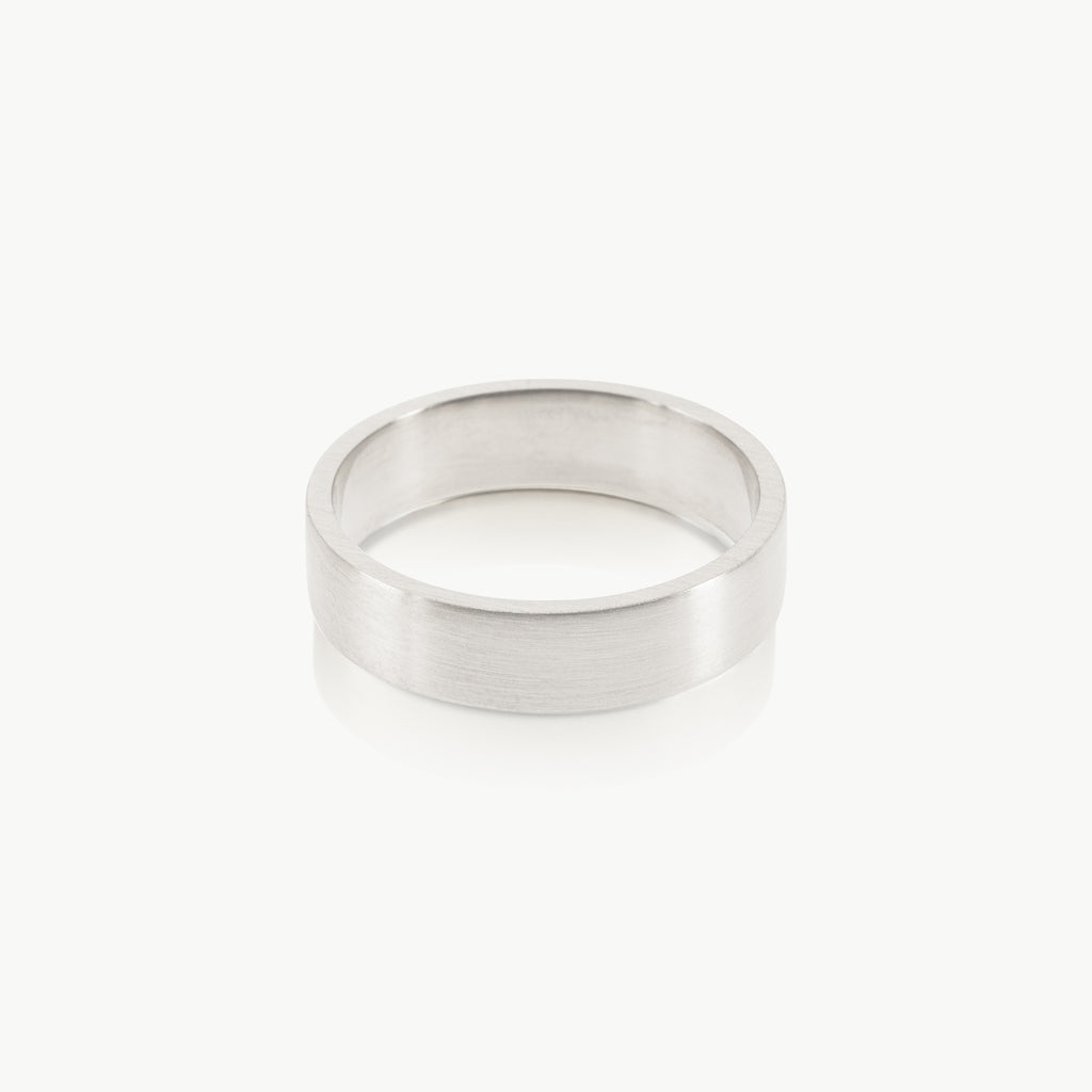 Handmade sterling silver ethical ring 