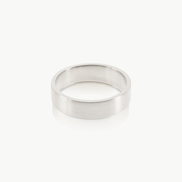 Handmade sterling silver ethical ring 