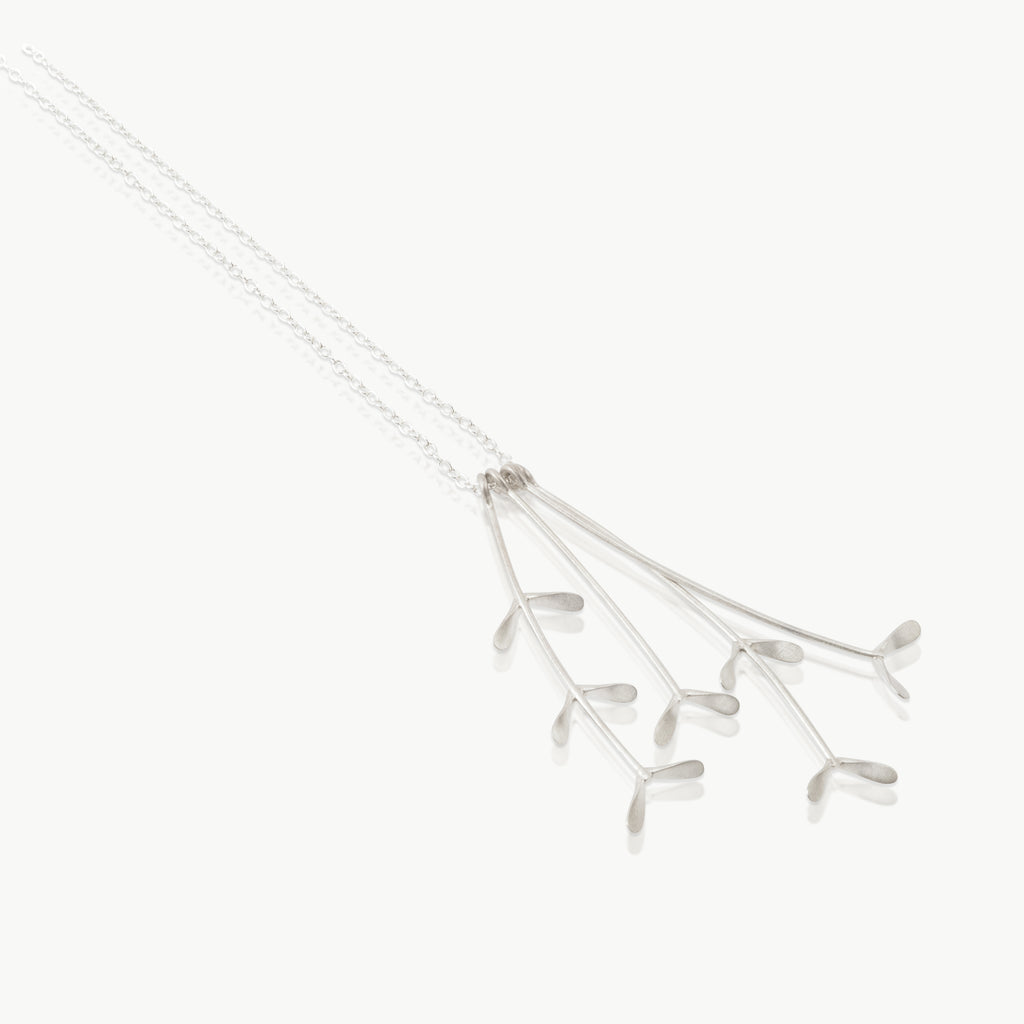 Handcrafted sterling silver ethical necklace