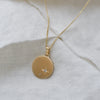 Guiding Light Cosmos Inspired Recycled Gold Necklace