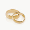Rustic hammered gold wedding ring available in rose, yellow or white ethical gold.