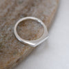 Handmade Recycled Silver Signet Ring