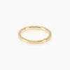 Elegant minimalist jewellery – classic Fairmined gold band with a refined, understated design