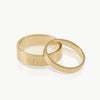 Ethical 9 karat gold wedding ring   hand crafted in Cape Town in Fairmined gold and available in different widths