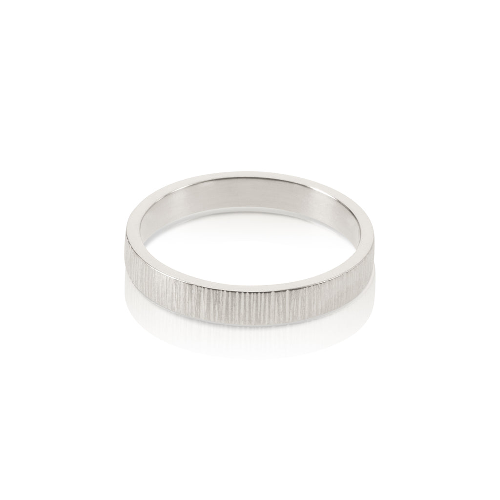 Eco friendly sterling silver handcrafted ring