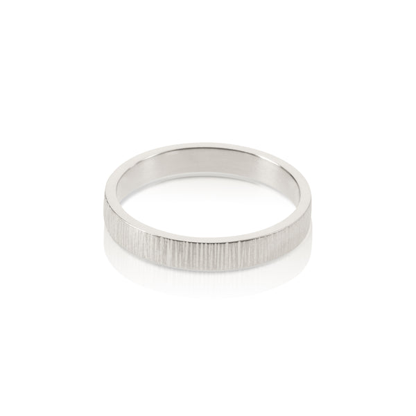 Eco friendly sterling silver handcrafted ring