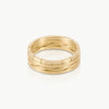 Sustainable 9 karat gold stacking rings. This ethical Traveller’s Set is handmade in Cape Town