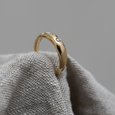 Dawn Diamond Gold Ring