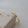Eco-friendly 9K gol stacking ring with a lab-grown diamond. A Cape Town classic.