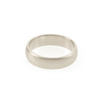 Ethical silver ring. This minimalist Domed Band is handmade in Cape Town in recycled silver from e-waste.