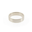 Eco-friendly silver ring. This artisan crafted Flat Band is handmade in Cape Town in recycled silver from e-waste.