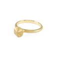 Sustainable gold ring. This artisan crafted Growth Ring is handmade in Cape Town in recycled gold from e-waste.