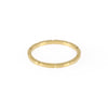 Eco-friendly gold ring. This artisan crafted Notch Ring is handmade in Cape Town in recycled gold from e-waste.