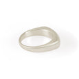 Ethical silver ring. This eco-friendly Pebble Angular Ring is handmade in Cape Town in recycled silver from e-waste.