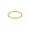 Sustainable gold ring. This ethical Simple Band is handmade in Cape Town in recycled gold from e-waste.