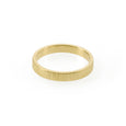 Ethical gold ring. This eco-friendly Strata Wedding Band is handmade in Cape Town in recycled gold from e-waste.
