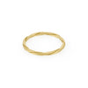 Ethical gold ring. This minimalist Twist Ring is handmade in Cape Town in recycled gold from e-waste.