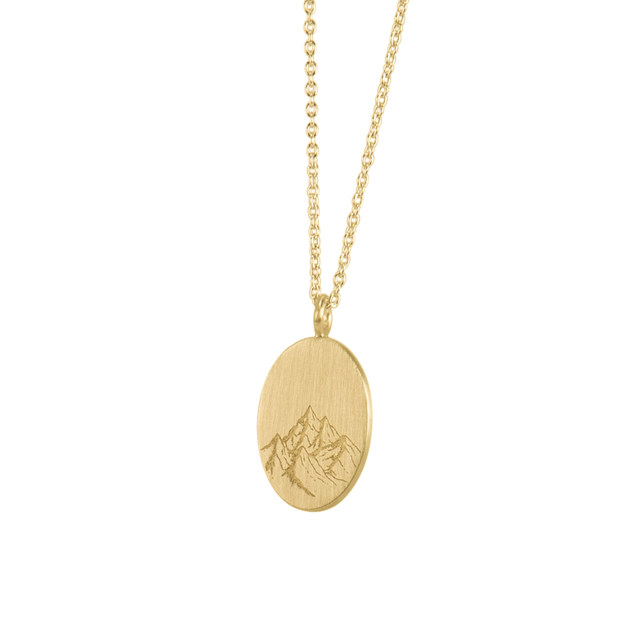 Sustainable gold necklace. This ethical Wanderlust Pendant is handmade in Cape Town in recycled gold from e-waste.